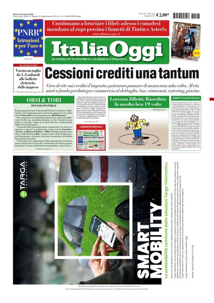 Italia oggi : quotidiano di economia finanza e politica